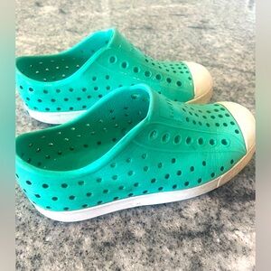 My daughter got light use out of these. Best summer shoe ever!